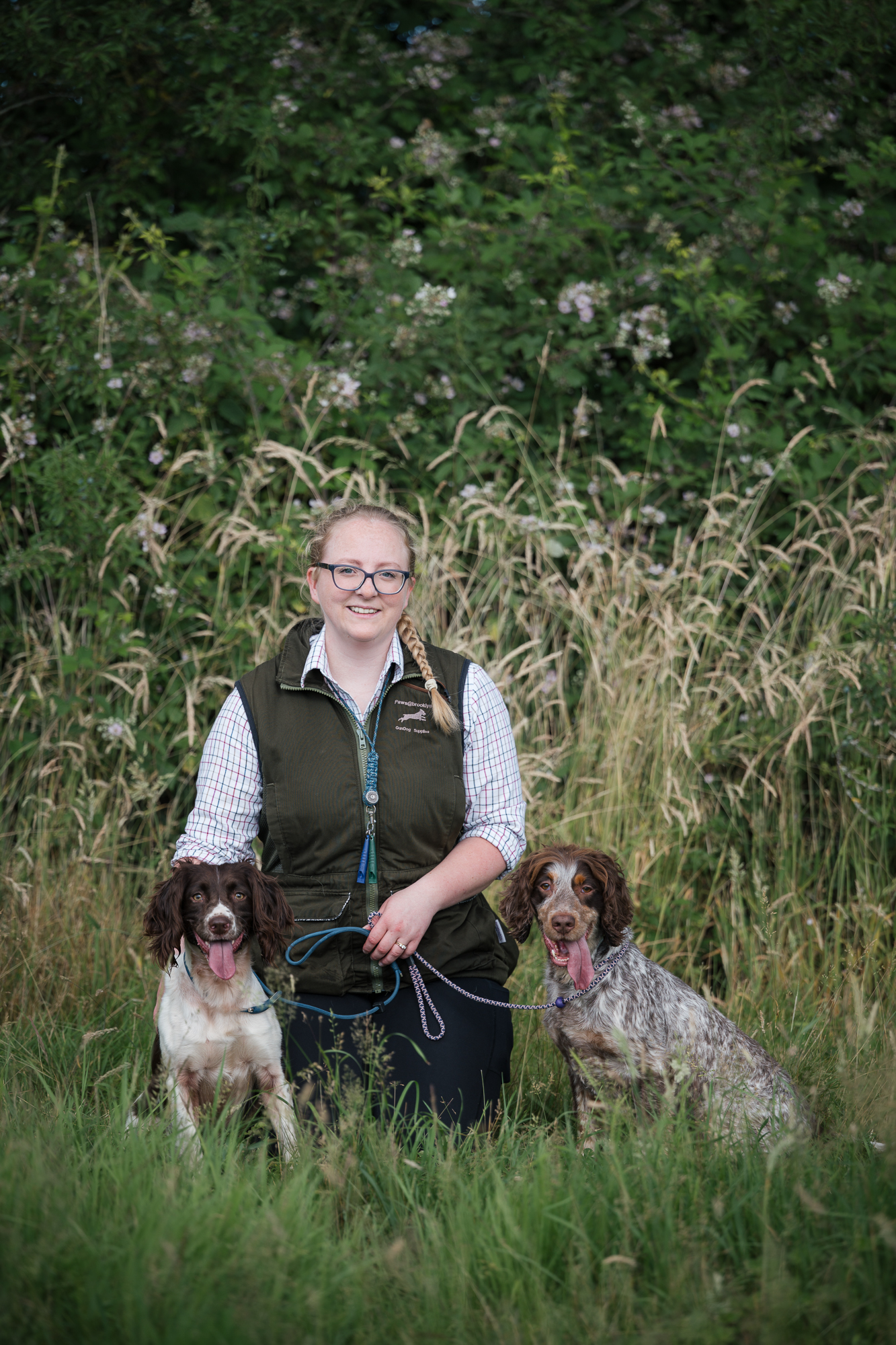 Lottie and her spaniel